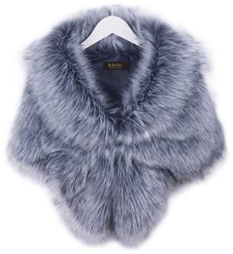 Warm Faux Fur Wedding Shawl Perfect For Wedding Party Show