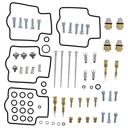 All Balls Racing 26-1717 Carburetor Rebuild Kit Compatible with/Replacement For Kawasaki ZZR 1200 (ZX 1200C) 2002-2005