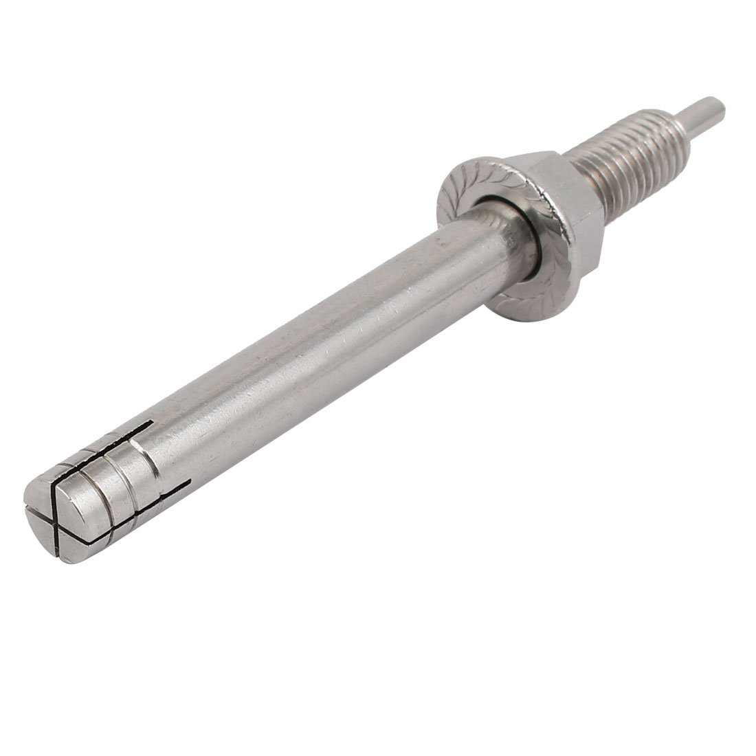 Aexit 12mm Dia fastener 120mm Length Stainless Steel Pin-Fier Hex Nut Expansion Drive Anchor Model:70as456qo743
