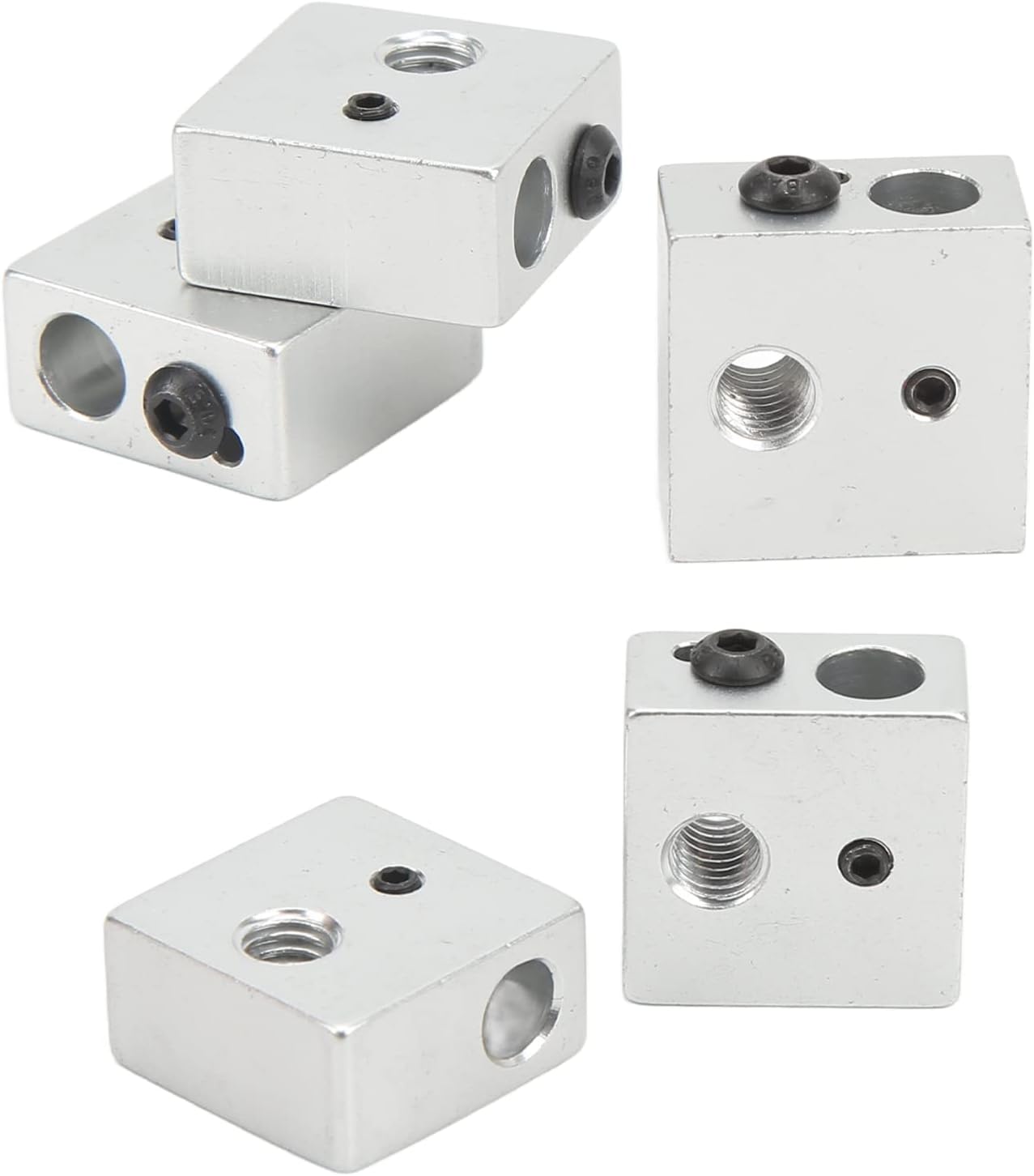review 15 Pcs 3D Printer Hotend Kit Stainless Steel Tube Brass Nozzle Heating Block 3D Printer Hotend Parts, 3D Printer Parts Accessories Tool Set