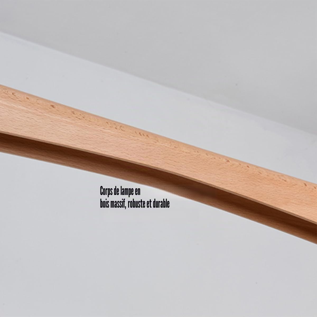 Bellastein Bois Suspension LED Lampe à Suspension Table à Manger Lustre en Dimmable avec Télécommandée, Éclairage pour bureau,salle à manger,restaurant,cuisine plafonnier (100cm)