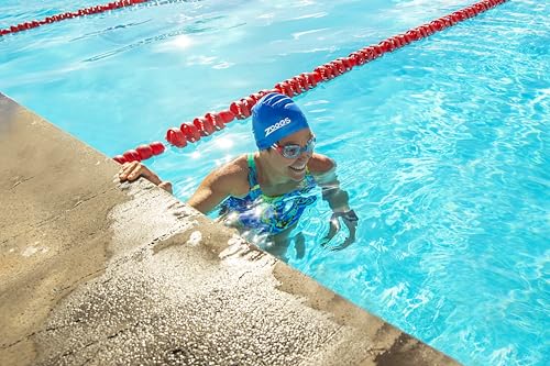 Image of Zoggs Silicone Swim Cap - Superior fit with Non-Slip Inner Surface, Color - Royal Blue