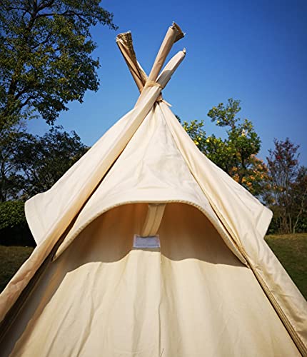 7'x7' Cotton Canvas Bell Teepee Tent