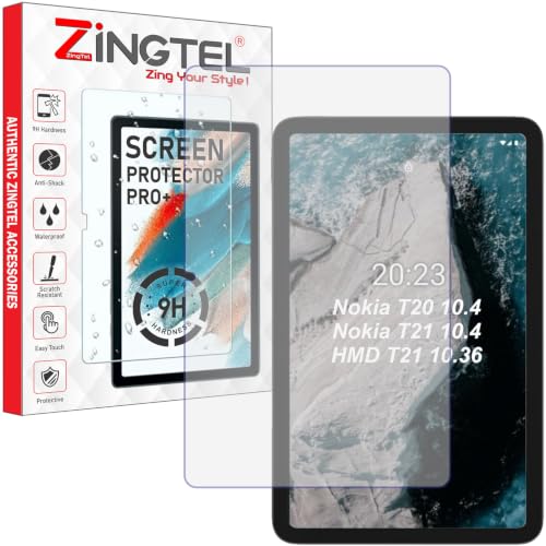 Image of Screen Guard Compatible With HMD T21 (Tab 10.36 Inch) & Nokia T20 / Nokia T21 (10.4 inch Inch Tablet) Flexible Fiber Screenguard Not a Tempered Glass Screen Guard