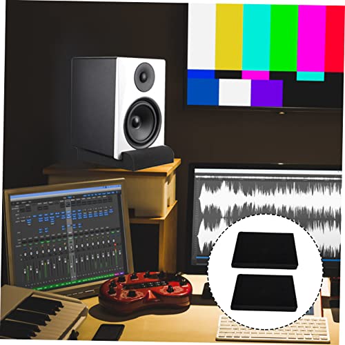 BESTonZON 2 piezas Almohadillas de Aislamiento para Altavoces Acústicos, Almohadillas de Espuma de Alta Densidad para Estudio y Uso en Casa miniatura 6