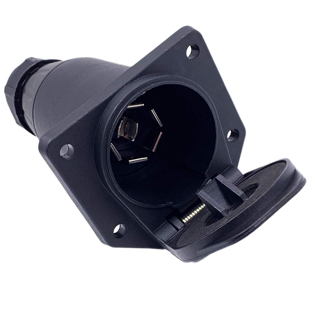 Amazon.com: CARROFIX 7 Way Blade Trailer Plug Socket - Vehicle-Side 7 Pin  Trailer Wiring Harness Connector - Waterproof : Automotive