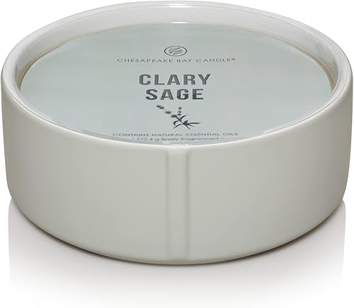 Chesapeake Bay Candle PT42075 - Vela de cerámica multi-mecha, salvia clara