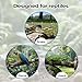 2Pack Snake Climbing Rings for Ball Python & Corn Snake,Reptile Enrichment Toys for Snake,Ball Python Tank Decor,Reptile Tank Accessories for Bearded Dragon,Chameleon,Iguana,Gecko,Lizard,Parrot
