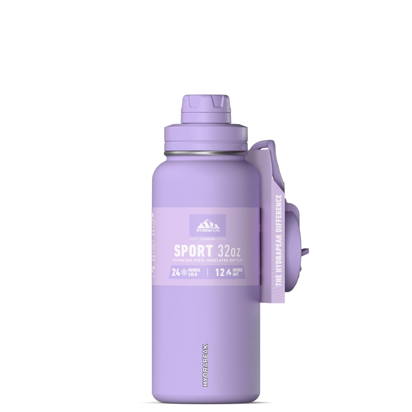 Amazon.com: Hydrapeak 32oz Sport Insulated Water Bottle with Straw