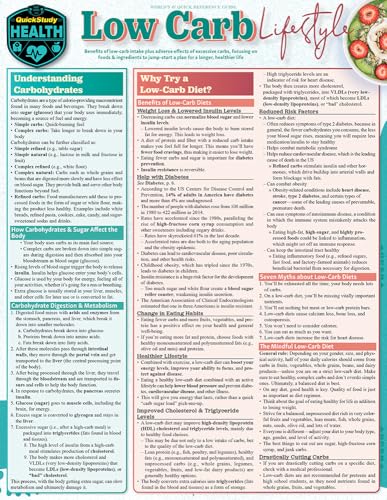 Low Carb Lifestyle: a QuickStudy Laminated Reference (Quickstudy Reference Guide)