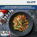 Kopf Wok Mai-Lu (odlew aluminiowy, Ø 36 cm, indukcja, powłoka nieprzywierająca ILAG, ze szklaną pokrywką i akcesoriami) czarny