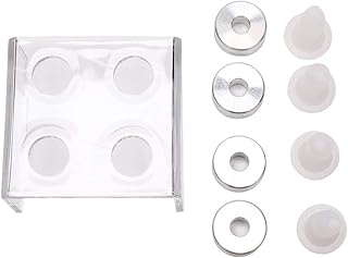 DIY Lipstick Mold, 9mm Handmade Lipstick Mould Lipstick Filling Tube Silicone Lip Balm Mold Crafts Tool(9mm Four Holes)