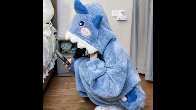 Pyjama Combinaison Kigurumi Panda Femme - Pilou Doux Chaud Avec Capuche Hiver Cosplay