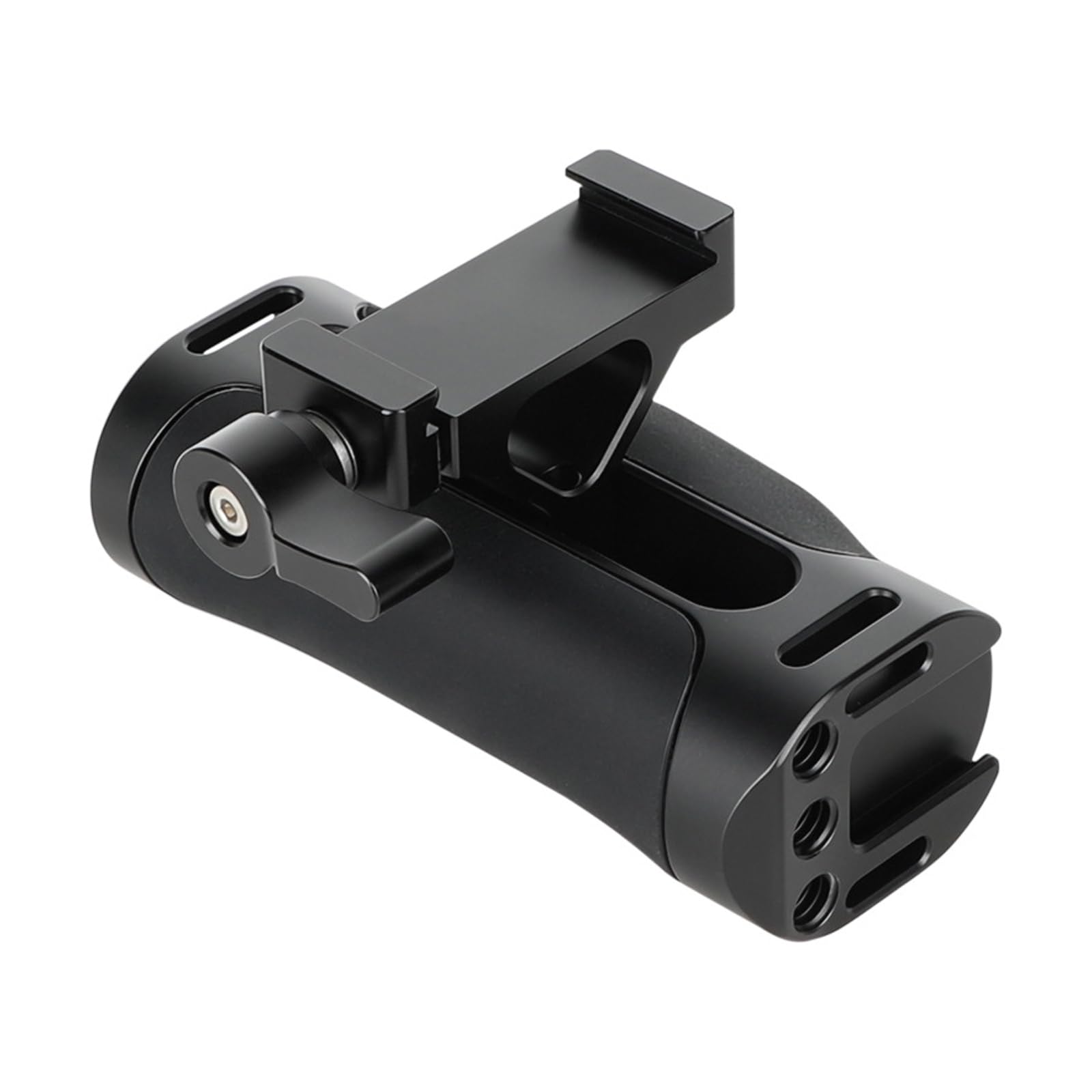 Impugnatura ergonomica laterale con attacco a vite da 1/4" per fotocamera DSLR Cage impedisce scivolamenti accessori di montaggio facili Gabbia per fotocamera maniglia laterale