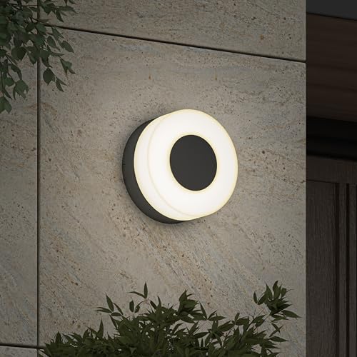 Image of artika Ludwig Outdoor Wall Light Fixture, Matte Black