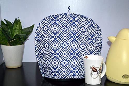 Image of Mandala Tea Cozy Cover Hand Block Print Winter Tea Cozy Cotton Tea Kettle Warmer Pot Cover Hot Coffee Cover Handamde Kitchen D�cor (Same Color)