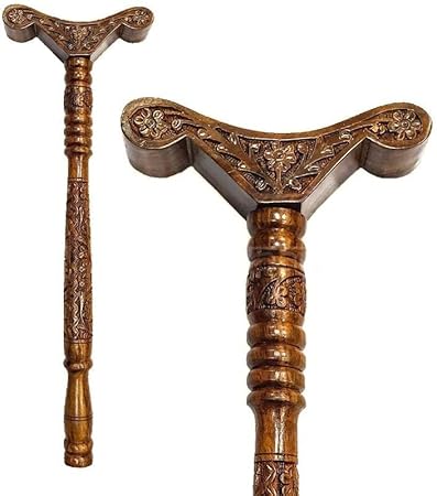 Kiddly Mart Wooden Staff - for Improved Breath Flow in Nostrils and for Yoga Practices| Yoga Stick| Yoga Danda| Yoga Practice Stick (Cabin)