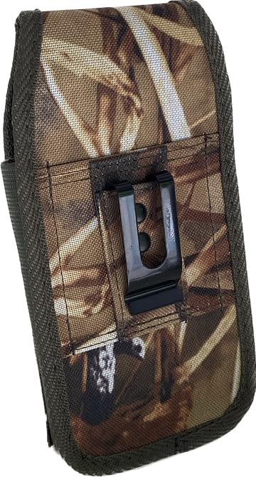 Camo Rugged Case with Key FOB or Money Holder is Compatible with Nokia C110 and C300
