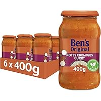 BEN’S ORIGINAL Sauce Rotes Cremiges Curry, 6 Gläser (6x 400g)