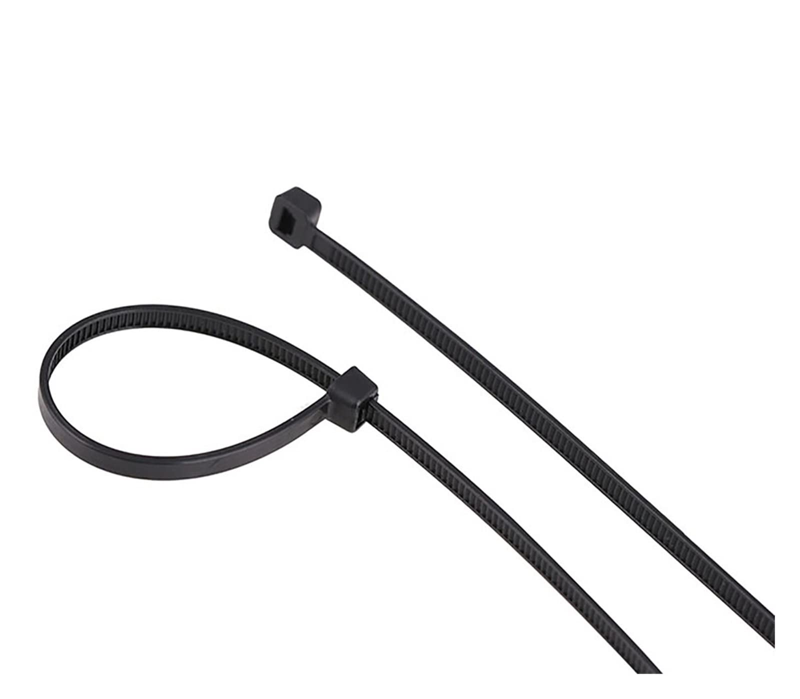 SePkus Fascette per Cavi in Nylon Nero 5 * 200mm-8 * 500mm Fascette per Cavi con Cerniera autobloccante in plastica (Colore : 5x400mm(10pcs)) (8x300mm(10pcs))
