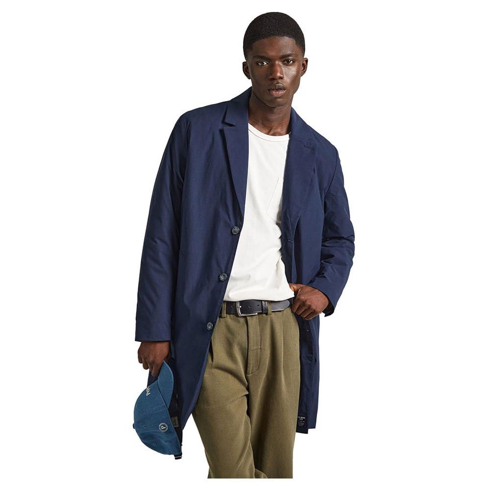 Pepe Jeans Men's Velsea Jacket, Blue (Dulwich Blue), L
