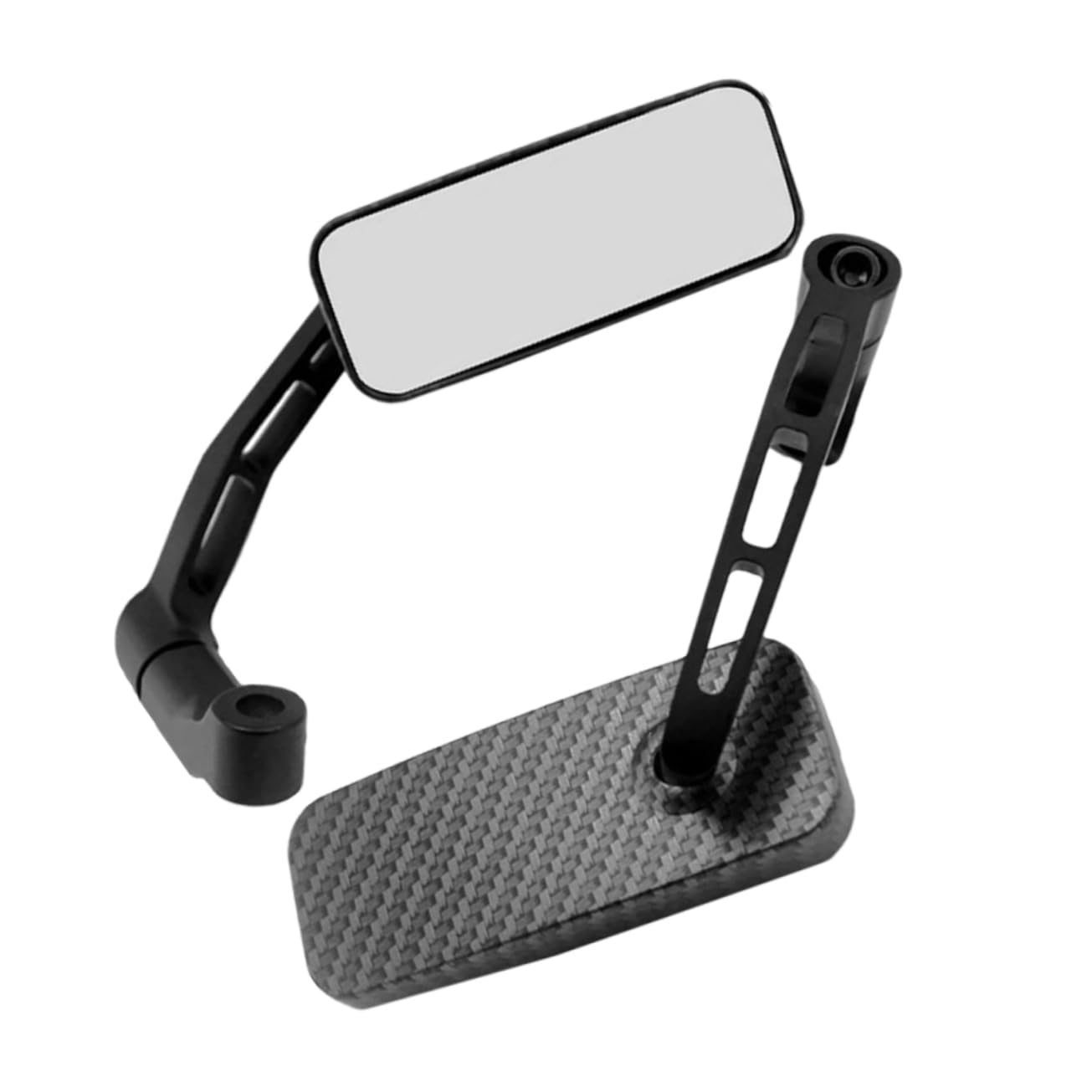 Didiseaon Rétroviseurs Latéraux pour Moto Rétroviseurs Modifiés avec Miroir Haute Définition Accessoire Polyvalent pour Guidon