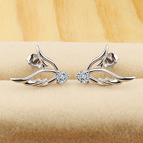 Weeno Graziosi orecchini a lobo da donna a forma