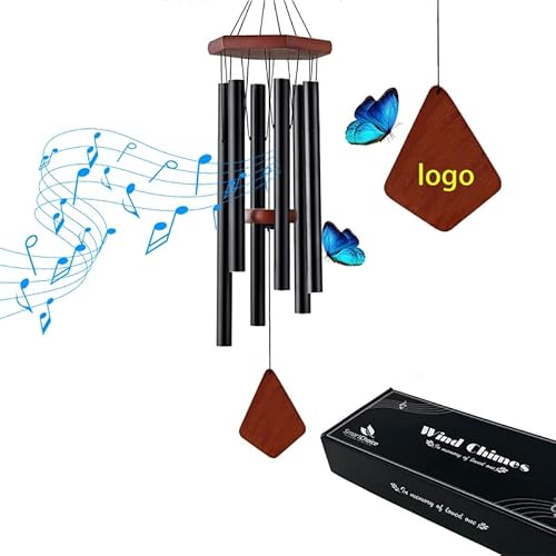 Itsgo Campanas de Viento de Duelo con Colgante Personalizable, Campanas de Viento en Memoria de Seres Queridos, pérdida de un ser Querido, Duelo de Memoria y Regalos funerarios Cover