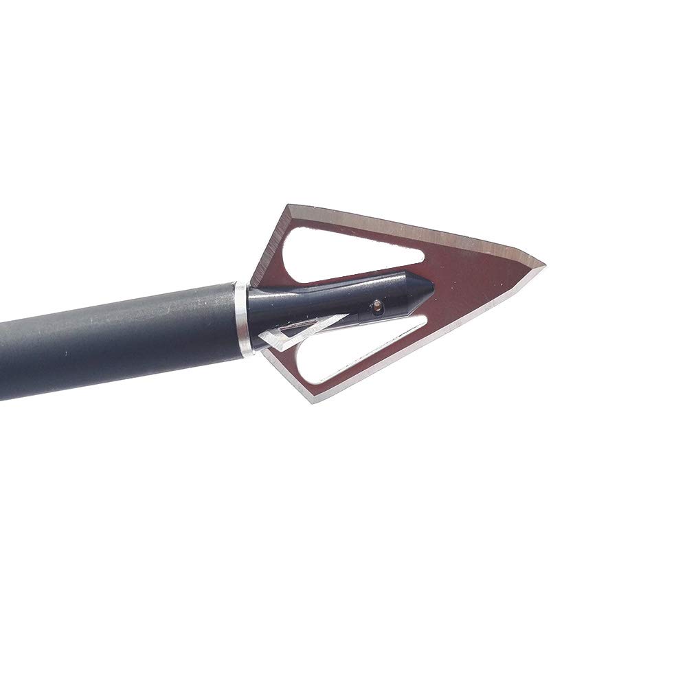 ZSHJG 6pcs Chasse Pointes De Flèches Tir à L'arc 2 Sharp Lame