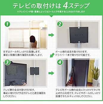 Amazon | エース・オブ・パーツ エアポール テレビ壁掛け金具