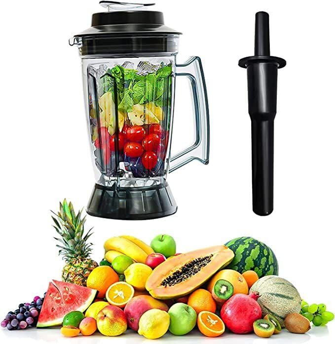 BFDIEEM Commercial Countertop food mixer, 132 Oz 2800W Heavy Duty Frozen Fruit Juicer Food Processor Machine Ice Crusher Large Smoothie food mixer