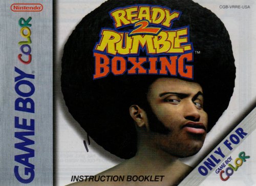 Gbc Rumble Amazon.com: Ready 2 Rumble Boxing GBC Instruction Booklet (Game Boy ...