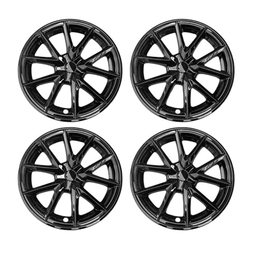 4個 19インチ 18インチ 自動車用ホイールキャップ フルリムカバー テスラ モデル3/Y 2021-2024 対応 ホイールキャップ モデル3 ハイランドアクセサリー(Old Model 3 E)