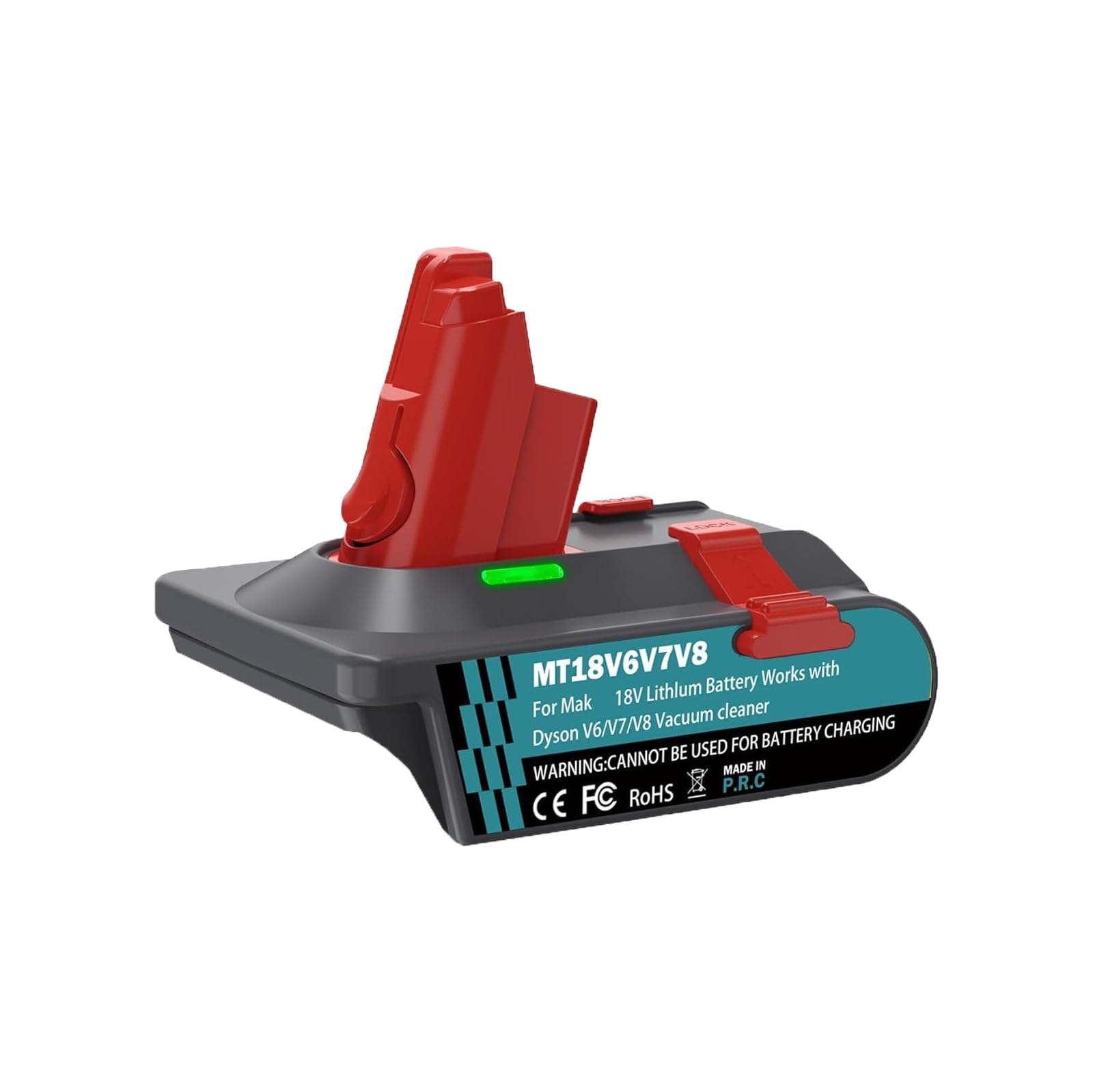 Yrhplm V678 Adapter For Makita V6 V7 V8 Battery Adapter For Makita 18V Lithium Battery Convert To Work For Dyson V6 V7 V8 Animal Absolute Motorhead Fluffy Vacuum