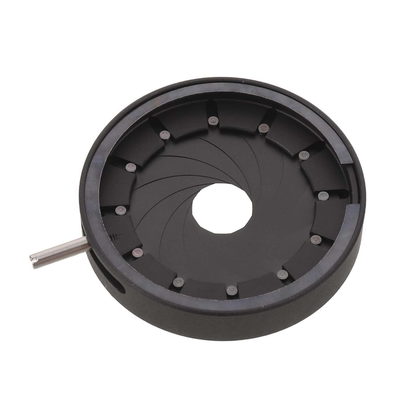 Artibetter Diafragma de Iris óptico para microscopio Aperture Lab de 1,5-23 mm | Conjunto de diafragma de Apertura Ajustable de precisión para experimentos científicos y educativos.