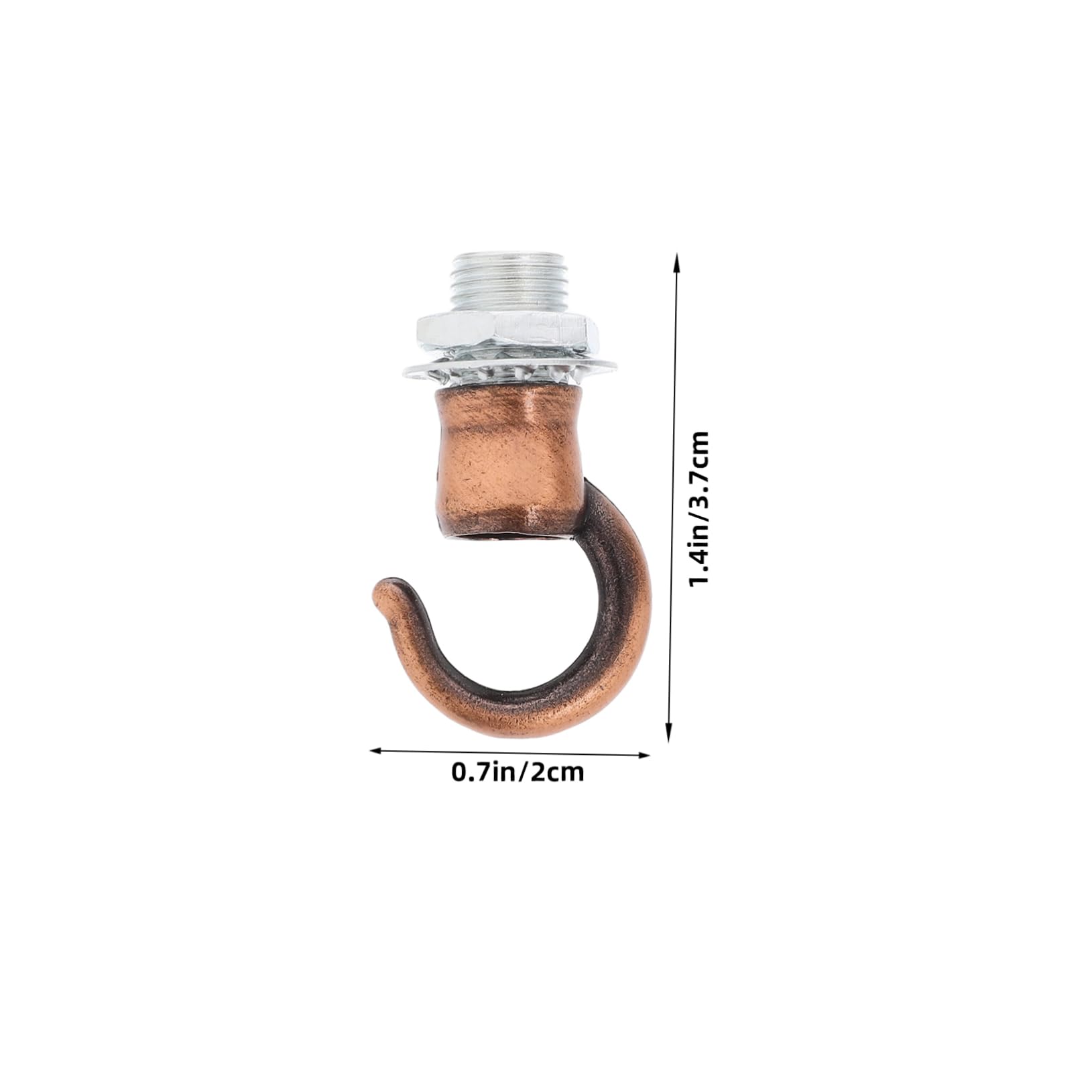 ibasenice 6pcs Heavy Duty Thread Lantern Hooks for Pendant Lights Chandeliers Versatile Ceiling Fixture Accessories Easy Installation Secure Hanging for Home Decor