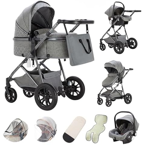 Poussette Combinée Kakbgee 3 en 1 Cover