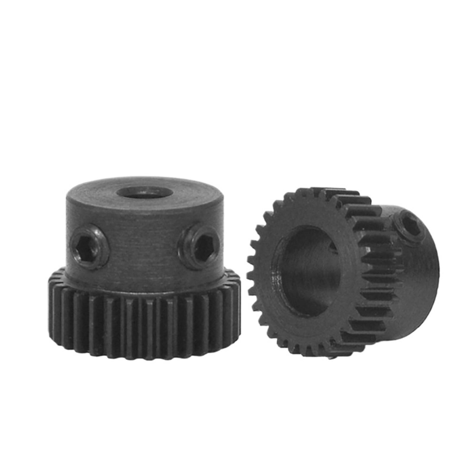 Bevel Gear Pinion Hardware Mechanical 1pcs Mod 0.5 28T Spur Gear Bore 4mm 5mm 6mm Steel Blackening Transmission Gears 0.5 Module 28 Teeth Pinion Accessories(6mm)
