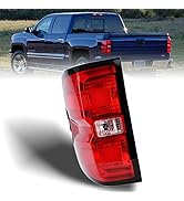 Factory Style Tail Light Assembly Compatible With 2016-2019 Chevy Silverado 1500 2500 HD GMC Sier...
