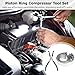 Master Piston Ring Compressor Kit - Heavy Duty Auto Engine Piston Ring Installer with 1 Pliers and 14 Bands (62-145mm/2.44-5.71in), Removal Tool Kit for Car, Truck, Race Car Engines