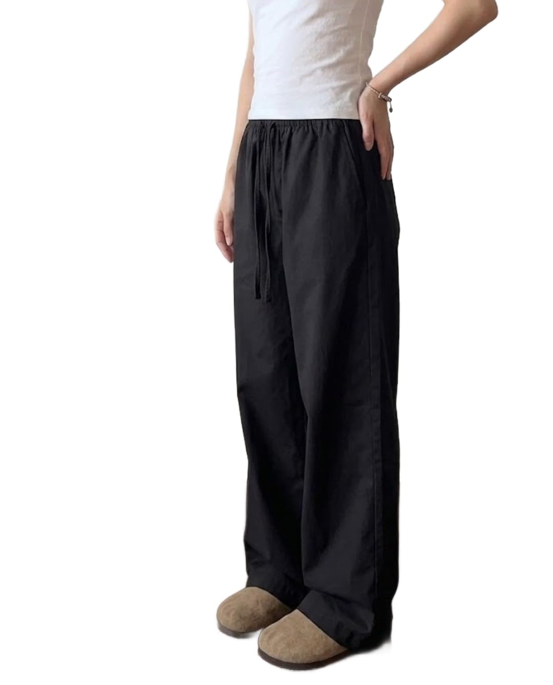 Track Pant for Women || Baggy Fit || Track Pants || Full Elastic Jogger Track Pant ||-image-45