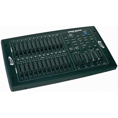 Controlador de iluminación American DJ con 24 canales DMX y 48 escenas/chases Cover