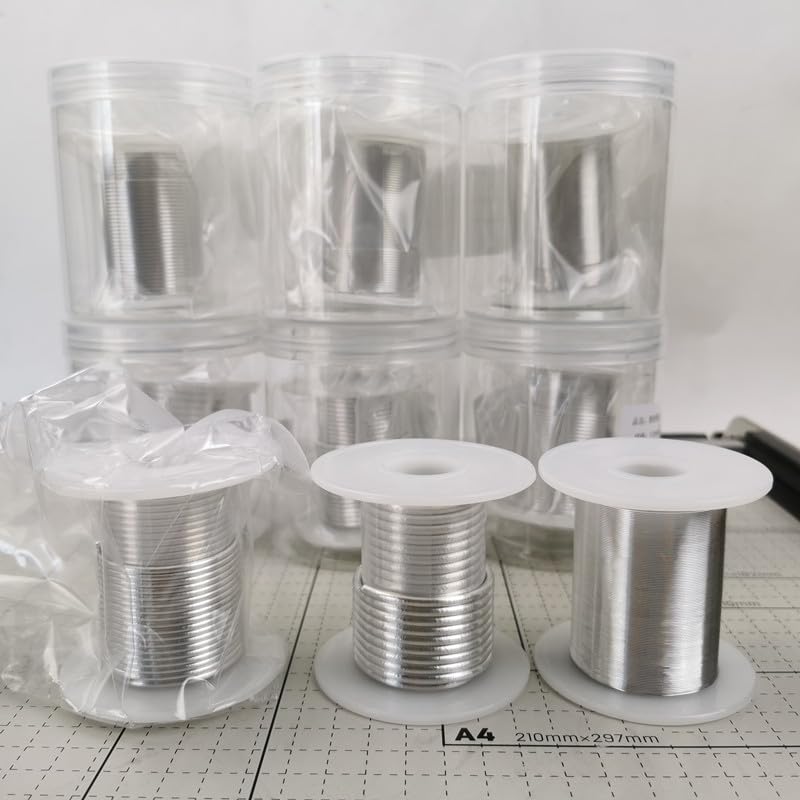 Indium Wire, High Purity Metal Indium Wire Line, Diameter 0.5mm~4mm, Length 1M (3.3ft) for Experimental Research, Indium Material, in 99.995% (1M (=3.3ft) Length, 3mm Diameter)