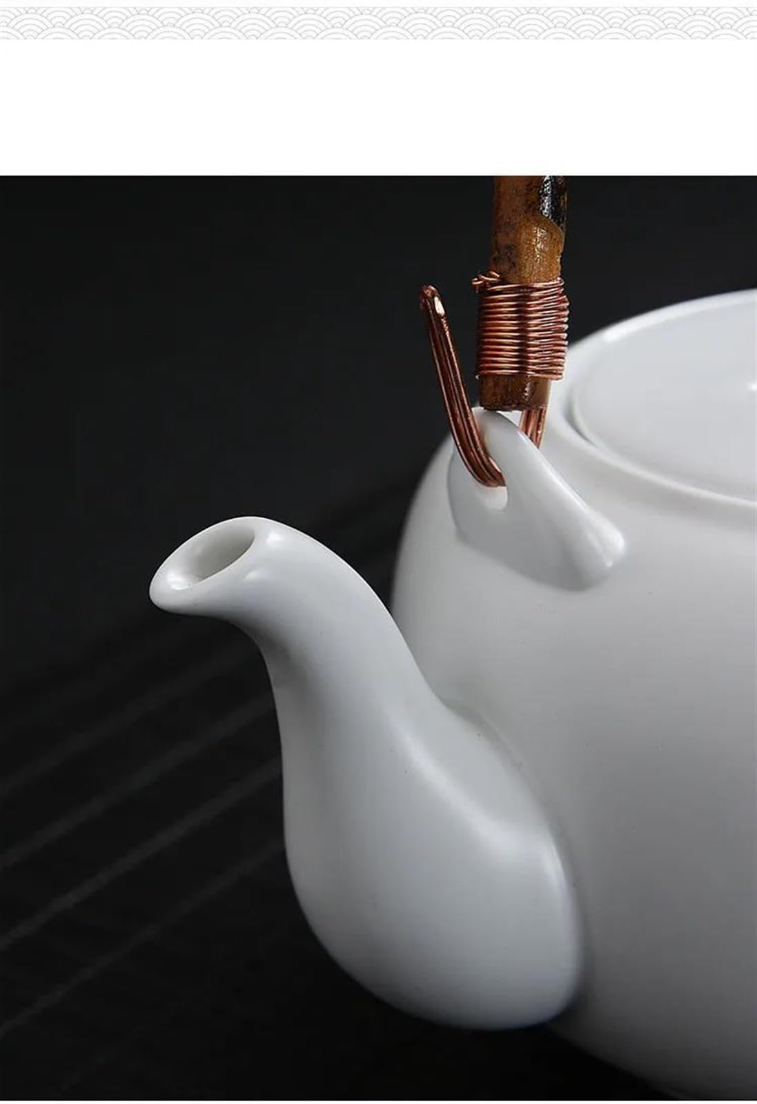 Zestaw do herbaty popołudniowej, zestaw do herbaty Kung Fu, chiński zestaw do herbaty, zestaw do herbaty popołudniowej, zestaw do herbaty domowej Beauty Tea, biały zaparzacz do herbaty z porcelany,