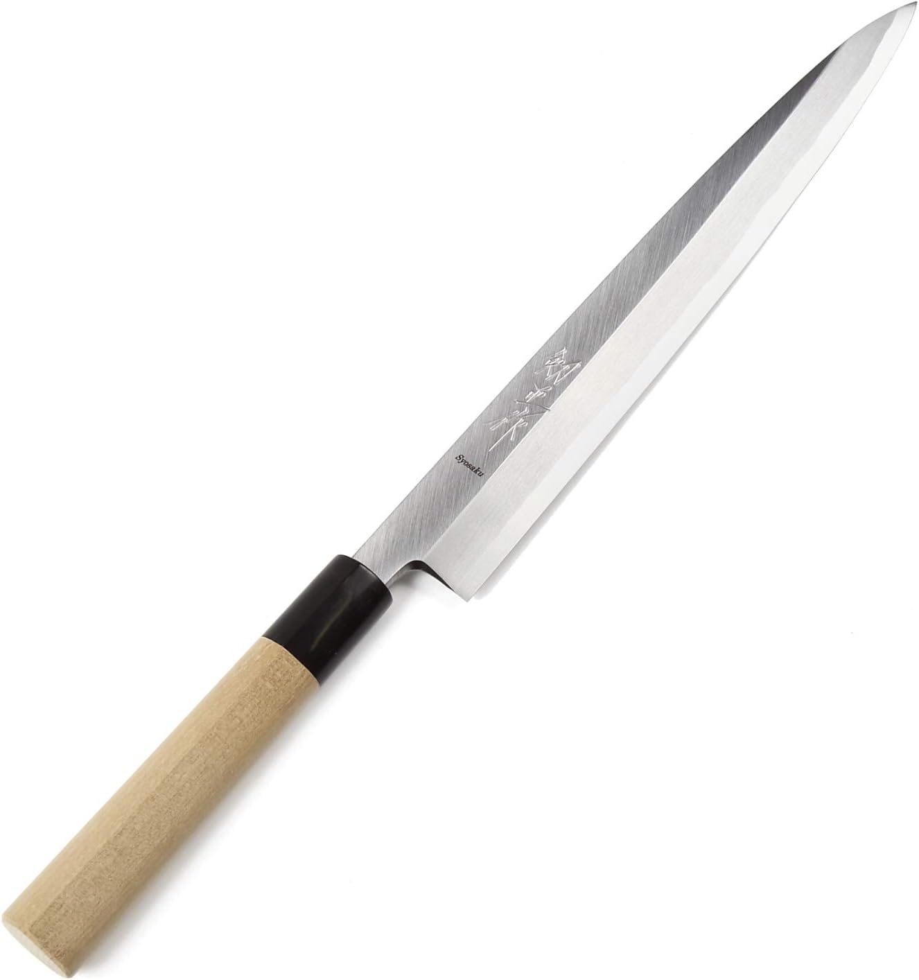 Syosaku Japanese Sushi Sashimi Chef Knife Shiroko(White Steel)No.2 D