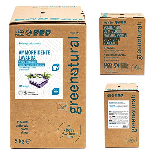 GREENATURAL BAG 5 Kg Eco Ammorbidente LAVANDA