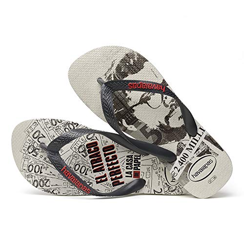 Chinelo Top La Casa de Papel, Havaianas, Adulto Unissex, Branco, 35/36