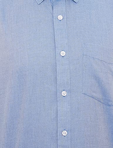 Image of Amazon Brand - Arthur Harvey Men's Regular Shirt (AH01-GTZ-DOB-C100 Blue1 40)