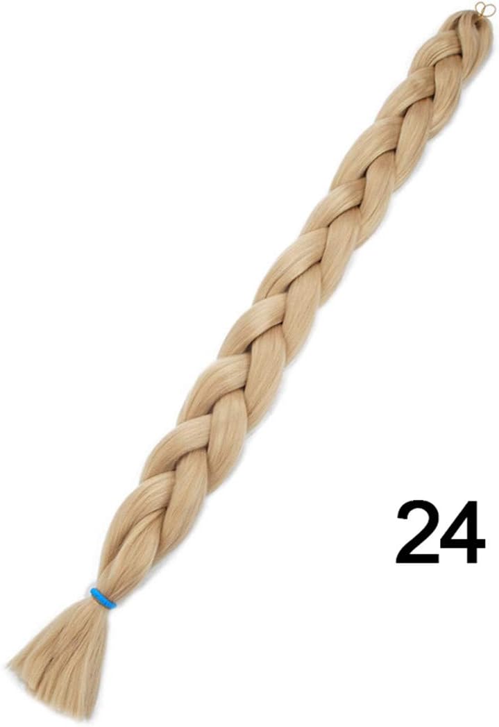 82Inch Synthetic Jumbo Braids Hair 165G/Pack Kanekalon Blonde Crochet False Braiding Hair Extensions #24 82inches