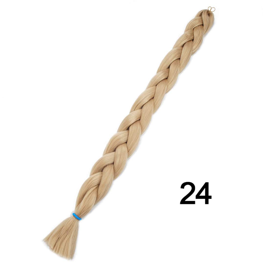 82Inch Synthetic Jumbo Braids Hair 165G/Pack Kanekalon Blonde Crochet False Braiding Hair Extensions #24 82inches